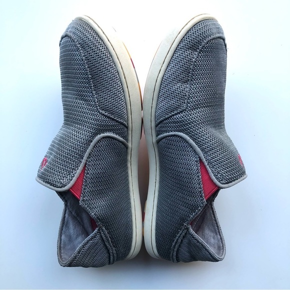 Olukai Nohea Gray Mesh Shoe collapsible slip on sneakers - Picture 4 of 9